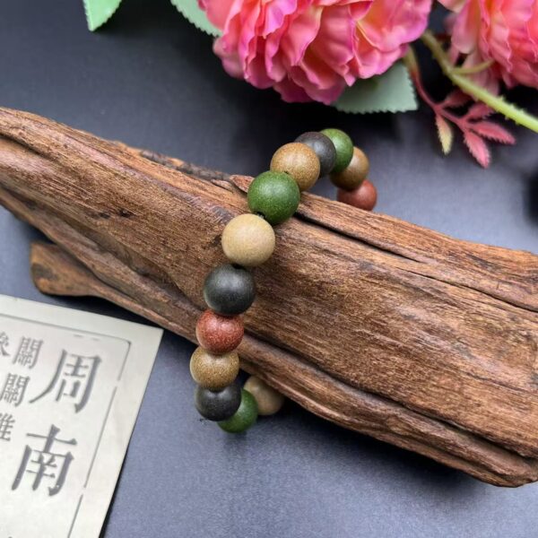 Ciyuan Hall Five Elements Aromatic Bracelet | Balance Energy, Enhance Luck & Herbal Skincare Jewelry with Zodiac Feng Shui Beads - Image 4