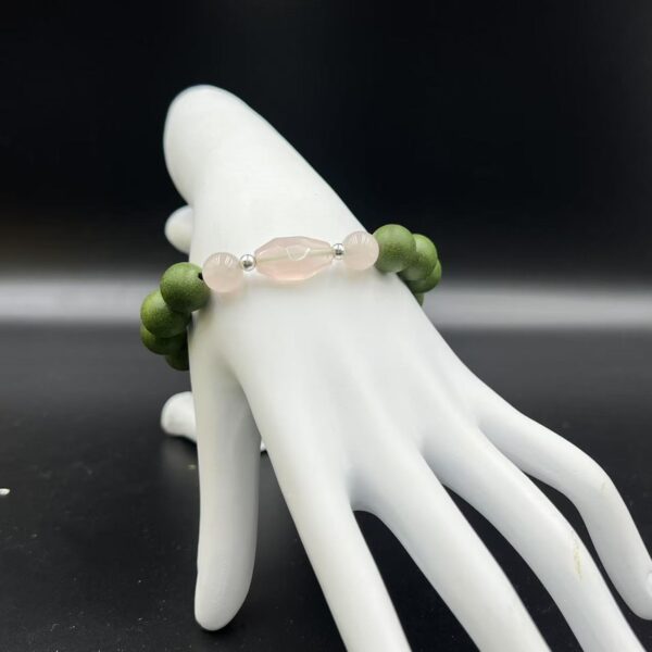 [Ciyuantang] Calming Herbal Bracelet for Stress Relief｜Dream Spirit Beads + Rose Quartz｜Buddhist Five Elements Energy Bracelet for Emotional Balance, Better Sleep & Enhanced Romance - Image 5